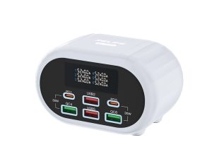 RELIFE RL-309U Smart 6-port charger/Silvery