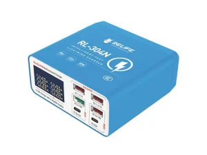 RELIFE RL-304N Intelligent Digital Display 6-Port Charger/Wide Voltage